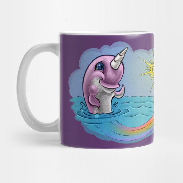 Narwhal Rainbow Sunshine by majanation